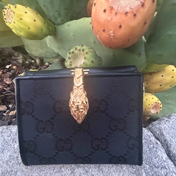 Gucci Vintage Tiger Head Wallet - Picture 1 of 3